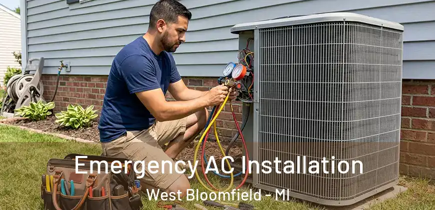 Emergency AC Installation West Bloomfield - MI