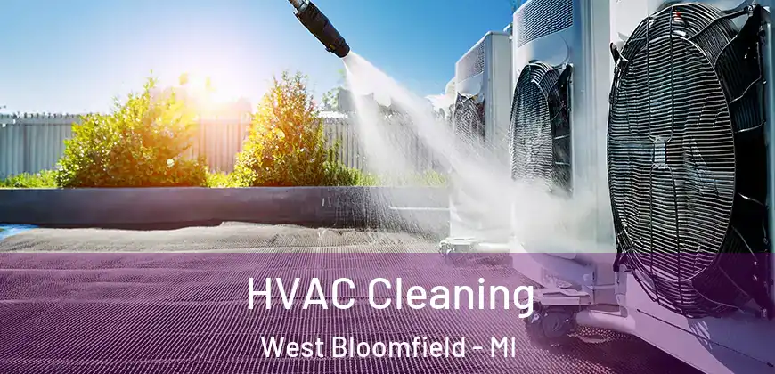  HVAC Cleaning West Bloomfield - MI