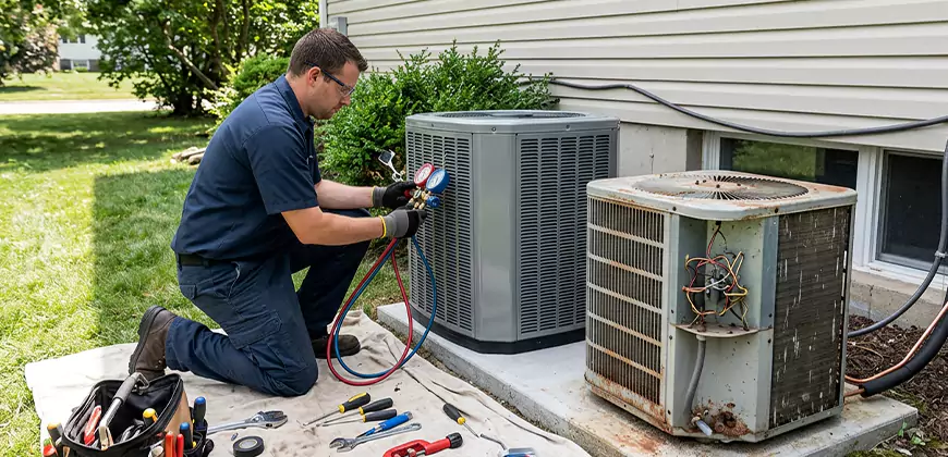 Seasonal AC Checkup in West Bloomfield