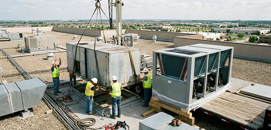 Warehouse and Industrial HVAC Replacement in West Bloomfield