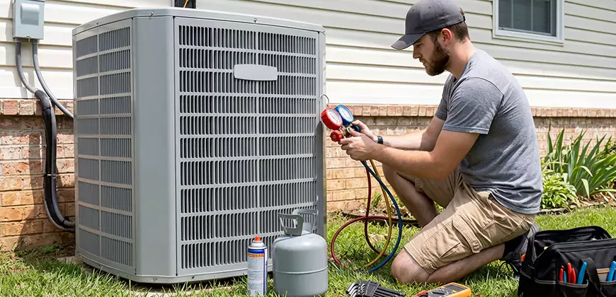 Emergency Air Conditioning Retrofit in West Bloomfield