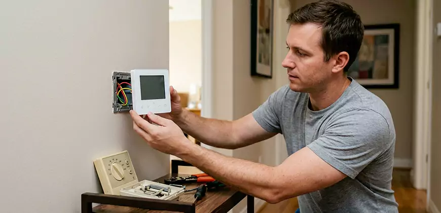 Heat Pump Thermostat Configuration in West Bloomfield