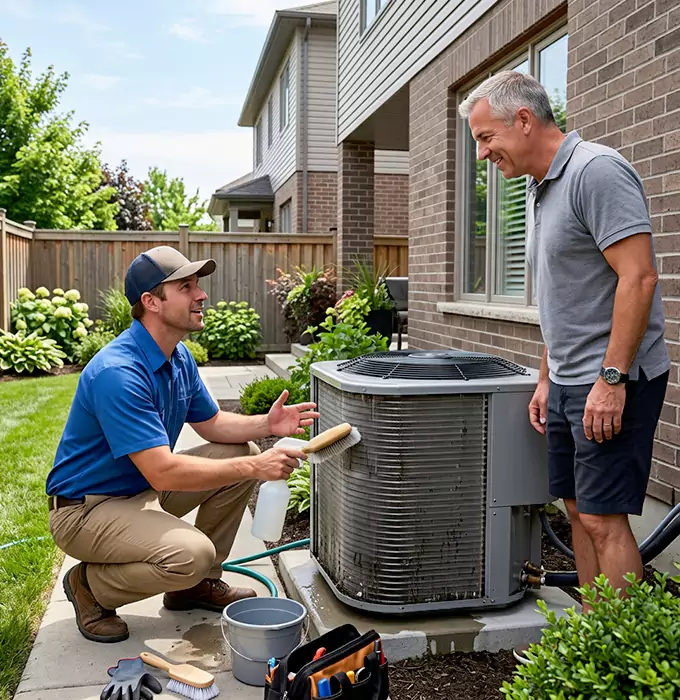 Why West Bloomfield, MI Homeowners Choose West Bloomfield HVAC for Outdoor AC Unit Cleaning?